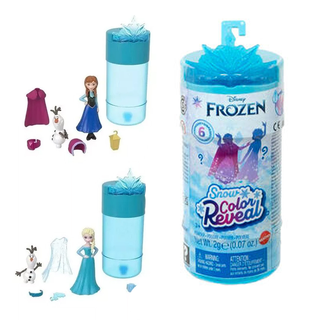 2 Bonecas Frozen, Ana E Elsa 30cm + 1 Pelúcia Olaf Musicais