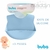 BABADOR DE SILICONE IMPERMEAVEL PEGA MIGALHAS INFANTIL BUBA - comprar online