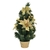 ARVORE DE NATAL MINI DECORADA 50CM DOURADA