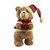 ENFEITE NATALINO URSO NOEL FOFO ISOPOR RESISTENTE 36CM