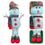 BONECO DE NEVE NATALINO PELUCIA PERNA AJUSTAVEL 60CM