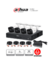 DAHUA KITXVR5104HS4KLI3+4HFW1500CMA- Kit de 4 Canales de 5 Mp con Audio/ DVR WizSense con Reconocimiento de Rostros/ H.265+/ 4 Camaras Metalicas/ 4 Ch