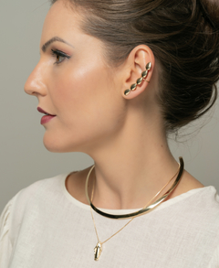 Brinco ear cuff cinco gotas