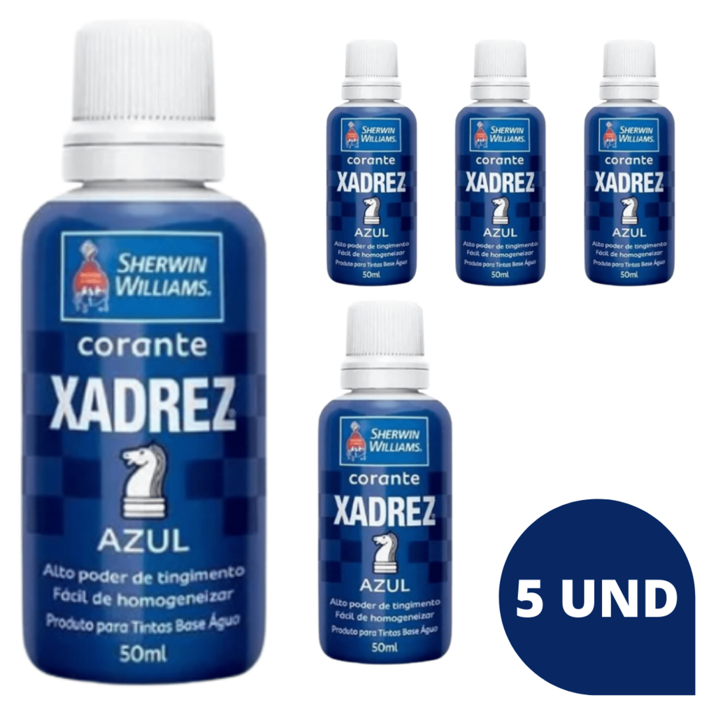 Corante Xadrez Bisnaga Pigmento Líquido 50ml Preto 6u