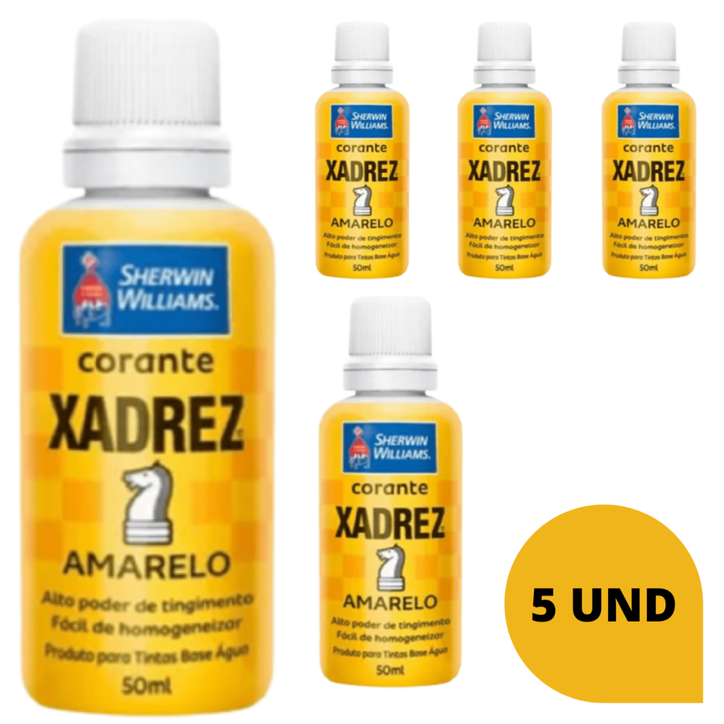 CORANTE LÍQQUIDO XADREZ 50ML - VÁRIAS CORES