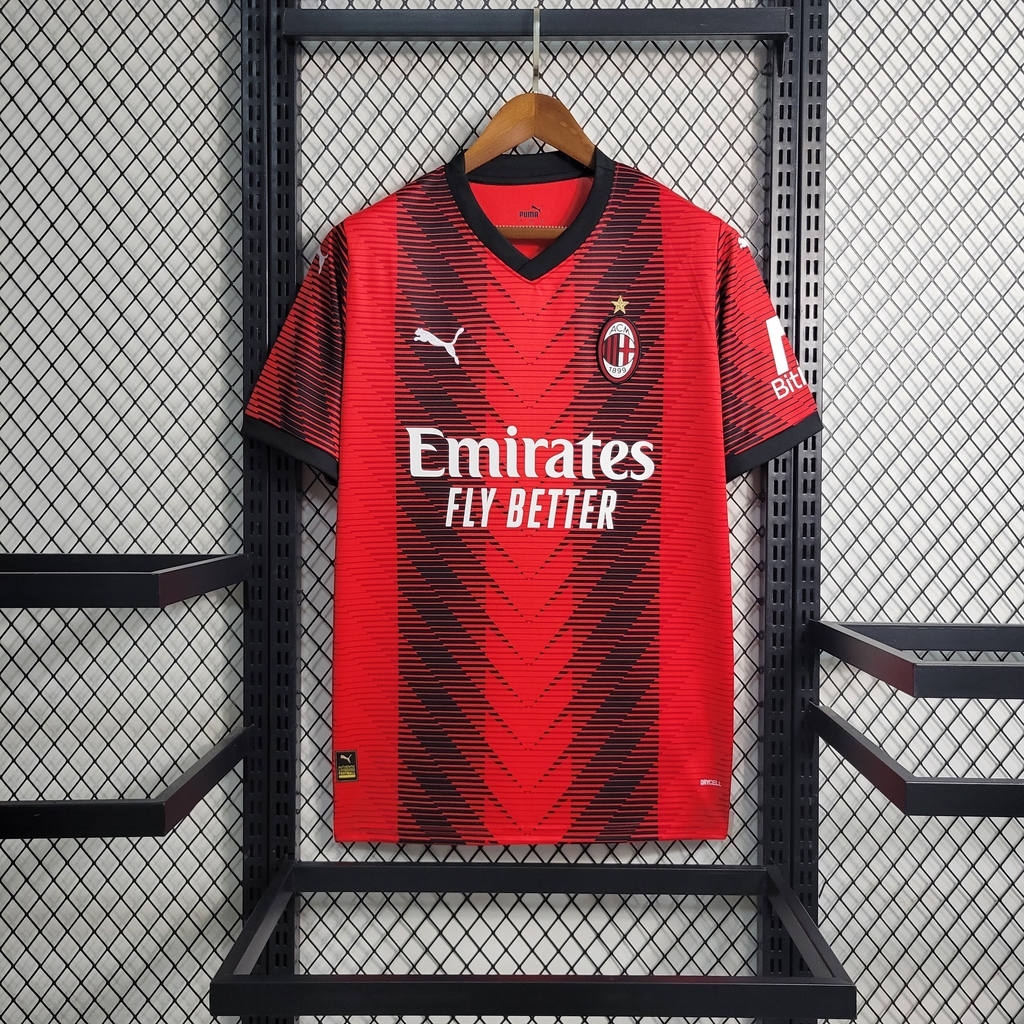 Camiseta Milán Titular Authentic Puma 2023/24 - Adulto