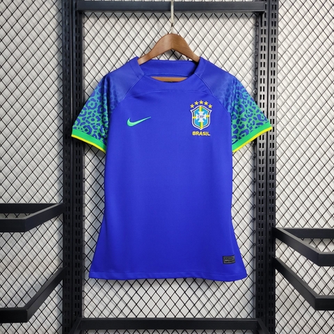 Camisa Seleção Brasileira II 2022 Torcedor Nike Feminina - Azul