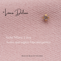 Kit Gold tiffany piercing 2 mm