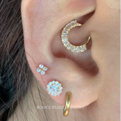 Piercing Clicker de titanio - Alondra - Rouge Beauty Studio