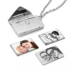 Collar carta con foto personalizada