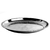 Bandeja de Servir Aço Inox 40cm redonda MZ-97023-40 / Monaliza - loja online