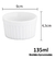 Ramekin Porcelana Branco 135ml Barestho / 1206