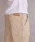 Bermuda Cargo Jogger Paper Touch Beige