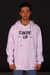 Canguro Oversize Friza Est. Swipe Up Blanco - comprar online