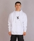 Canguro Oversize Friza Est. Smile Blanco - comprar online