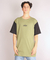 Remera Oversize Est.Dream Verde Combinado con Negro - NINETYFOUR