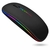 MOUSE SEM FIO RECARREGAVEL WIRELESS LED RGB ERGONOMICO NOVO