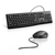 KIT TECLADO E MOUSE UGREEN DESIGN COMPACTO COM FIO PRETO