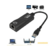 ADAPTADOR USB 3.0 REDE RJ45 ETHERNET GIGABIT 10/100/1000 - Oficina Informática