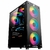 GABINETE PC GAMER 4 FANS RGB LED VIDRO TEMP. FRONTAL & LAT