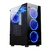 GABINETE GAMER RISE MODE GLASS 06X, MID TOWER, LATERAL EM VIDRO FUME E FRONTAL EM VIDRO TEMPERADO, PRETO - RM-CA-06X-FB