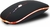 MOUSE SEM FIO ÓPTICO 3200DPI USB WIRELESS 2.4GHZ RECARREGÁVEL PC NOTEBOOK COMPUTADOR TV SMART (PRETO) - Oficina Informática