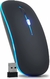 MOUSE SEM FIO ÓPTICO 3200DPI USB WIRELESS 2.4GHZ RECARREGÁVEL PC NOTEBOOK COMPUTADOR TV SMART (PRETO) - comprar online