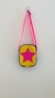 Bolsa Estrela Rosa e Amarela