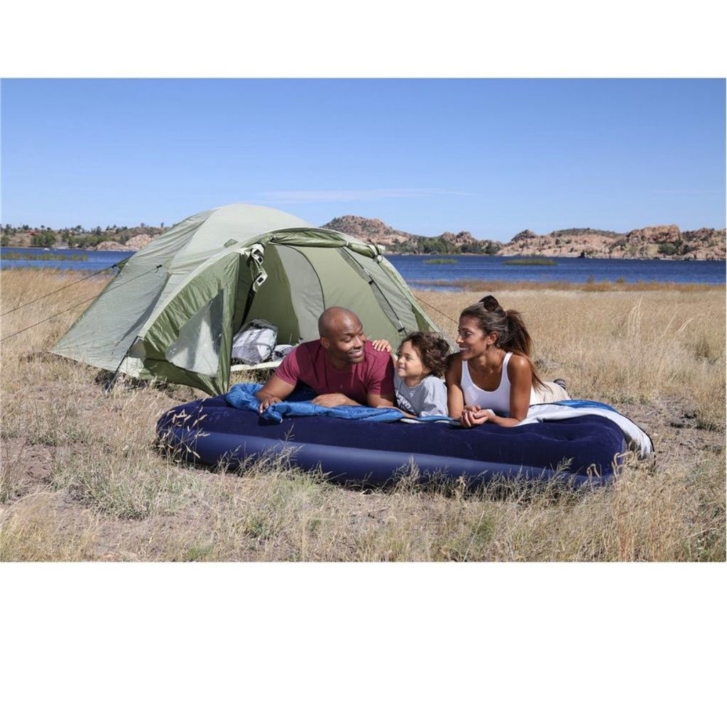 Colchão Inflável Casal 191x22x137cm Camping Casa Colchonete Acampamento  Aguenta Suporta Enche Grande Confortável Viagem - Sun Way - Colchão Inflável  - Magazine Luiza