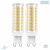 Kit 2 Lâmpadas De Led Halopin G9 7W Branco Quente (3000K)