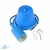 Pendente Colorido Silicone Azul Fio Tecido Soquete E27 Led - comprar online