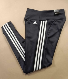 Leggin negro con lineas blancas adidas