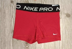 Short rojo Nike pro