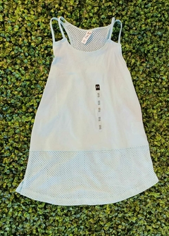 Blusa de tirantes celeste pastel under