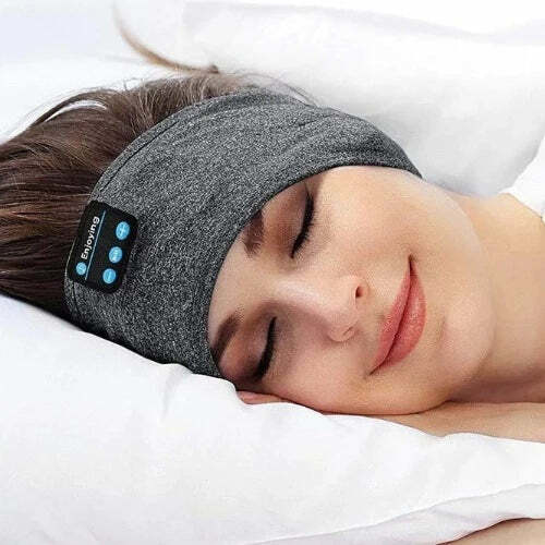 Tapa olho mascara dormir fone ouvido bluetooth confortavel