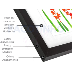 Quadro Guarda Desenhos - Moldura para Obras de Arte - Pacotinho Shop