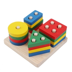 Encaixe Geométrico - Brinquedos Montessori para bebês - comprar online