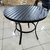 CONJUNTO MESA SALINAS ALUMINIO PRETO/RIPADO + 4 CADEIRAS SALINAS - comprar online