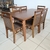 CONJUNTO MESA DE JANTAR LARISSA CHAPA IMBUIA 160 + 6 CADEIRAS KASSIA 122