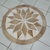 TAPETE DE COURO MANDALA 1,20 M - 6071