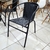 CONJUNTO MESA HAPPY HOUR PRETO C/ VIDRO + 4 CADEIRAS HAPPY - Wilkins Casa