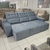 SOFA FIRENZE 3 LUG RETRÁTIL E RECLINÁVEL SUEDE V36