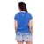 Camisa azul baby look - Trabalha e confia - comprar online