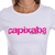 Camisa branca baby look - capixaba na internet