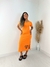 Vestido midi laranja - comprar online