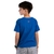 camisa infantil azul - Eu me desenvolvo e evoluo com meu pai - comprar online