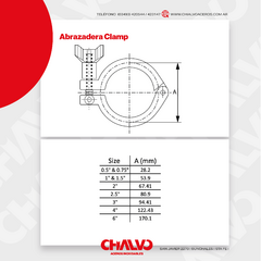 ABRAZADERA CLAMP 316 - comprar online