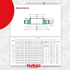 BRIDA SLIP ON 304 NOMINAL - Chialvo