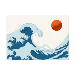 QUADRO HOKUSAI INSPIRED | A GRANDE ONDA