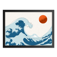 QUADRO HOKUSAI INSPIRED | A GRANDE ONDA na internet